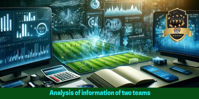 Analysis of information of two teams
