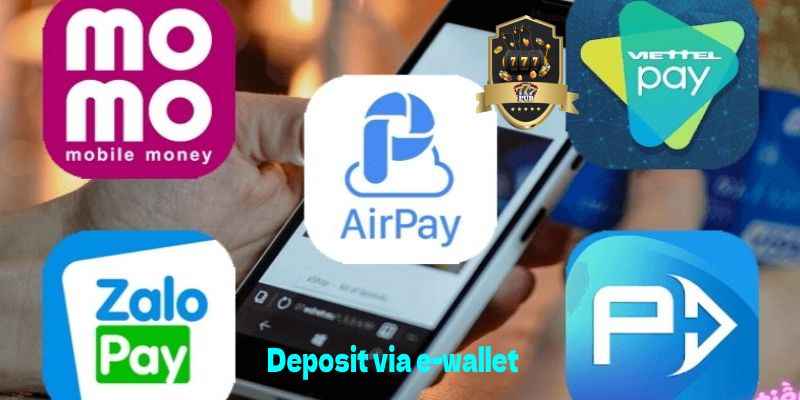 Deposit via e-wallet