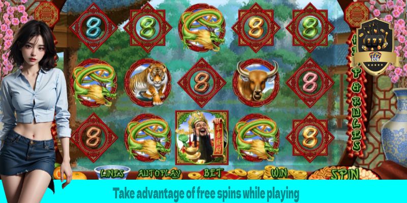Take advantage of free spins while playing